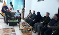 دیدارمدیرشبکه بهداشت بافرمانده سپاه ناحیه مقاوت شهرستان رودسر